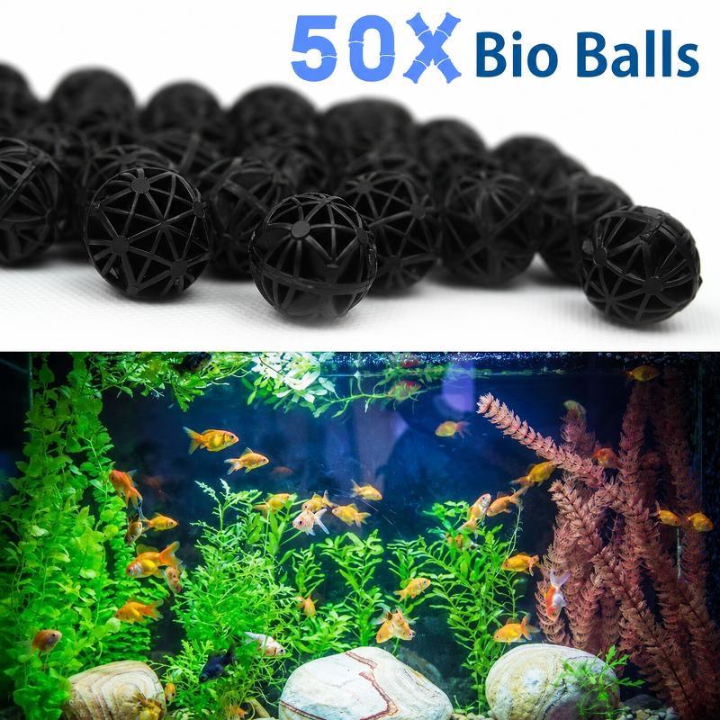 Aquael Filter Fzn - ชุดอุปกรณ์กรองน้ำชีวเคมีสำหรับตู้ปลา 50 ชิ้น ขนาด 16 มม.
