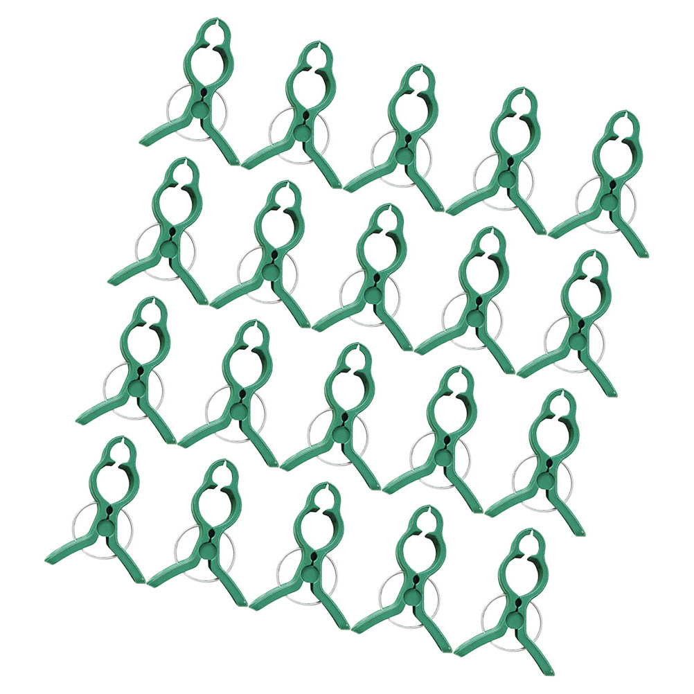 Vine Climbing Plastic - 60 ชิ้น คลิปพลาสติกสำหรับค้ำยันต้นไม้ คลิปสำหรับโครงไม้เลื้อยในสวน สำหรับมะเขือเทศ องุ่น