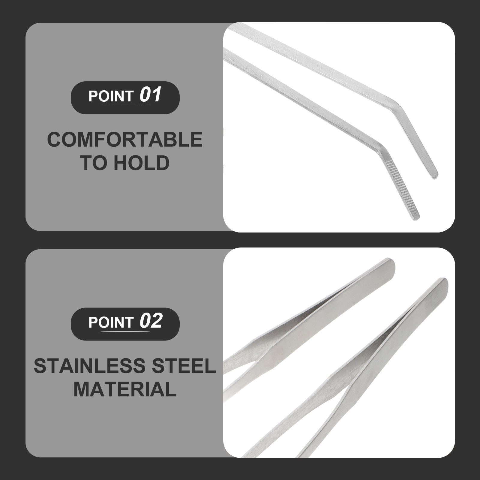 6 ชิ้น คีมคีบอาหารสัตว์เลื้อยค - Feeding Tong Stainless บทวิจารณ์และราคา